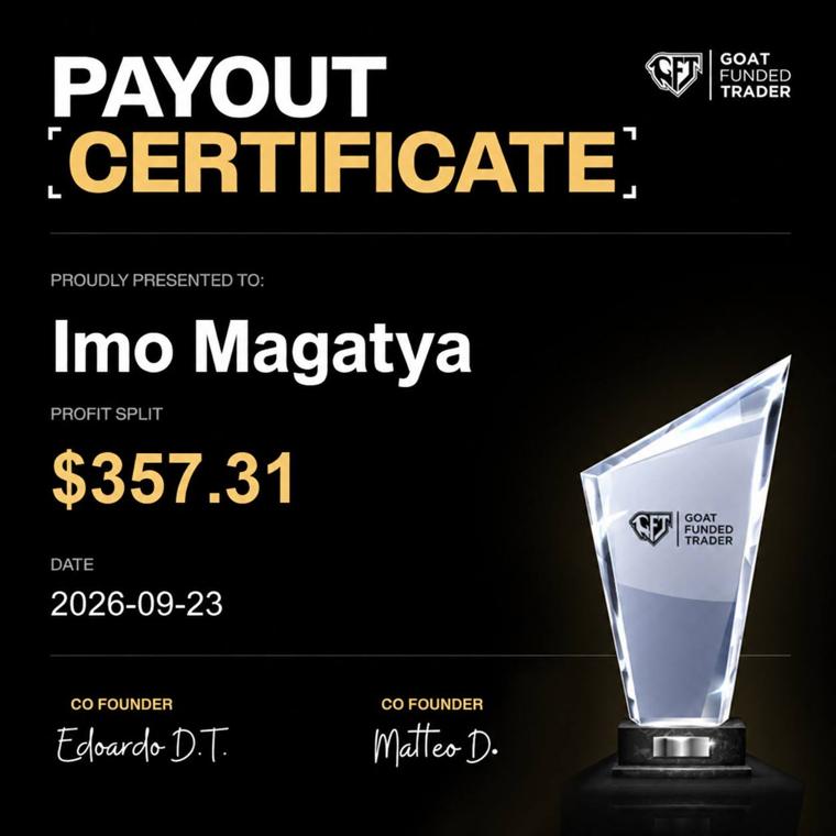 Imo Magatya payout certificate of R5 900